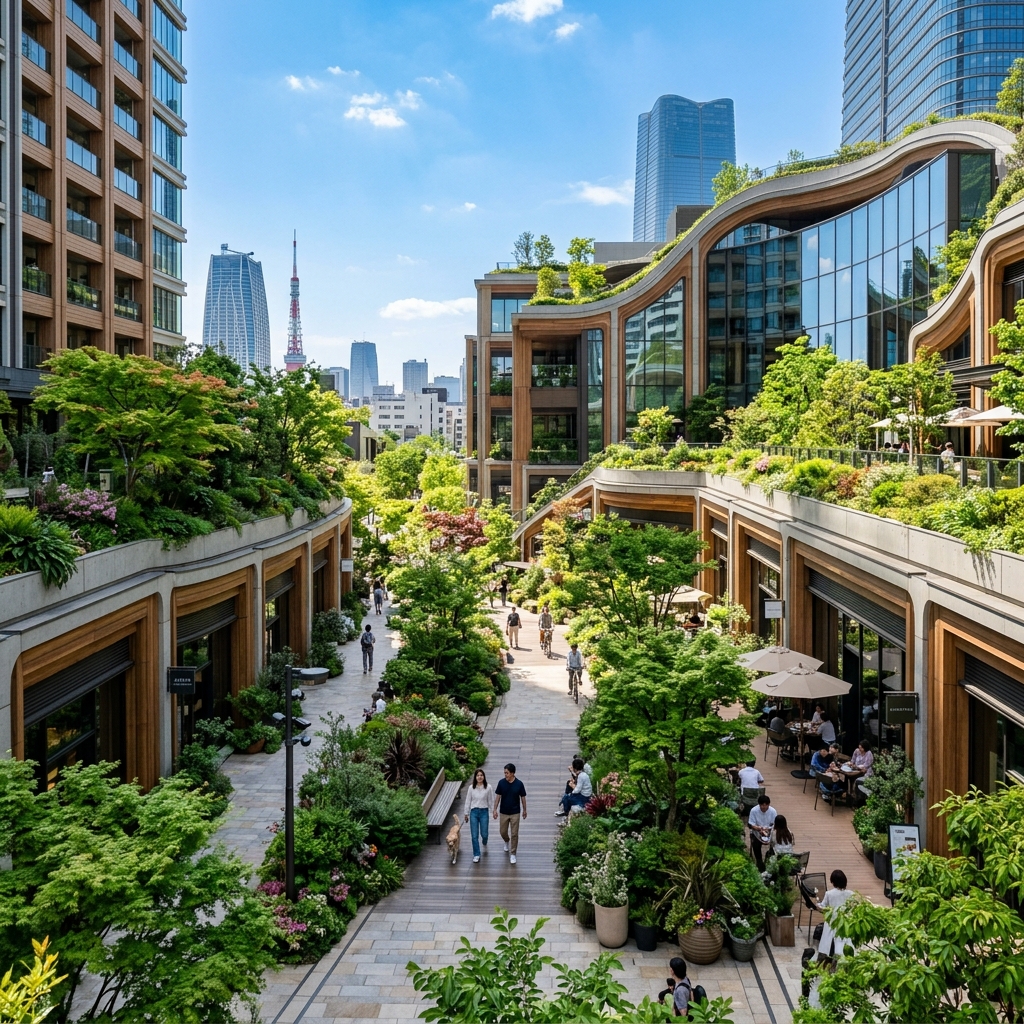 麻布台ヒルズ:緑とアートが交差する最新の都市型リゾート