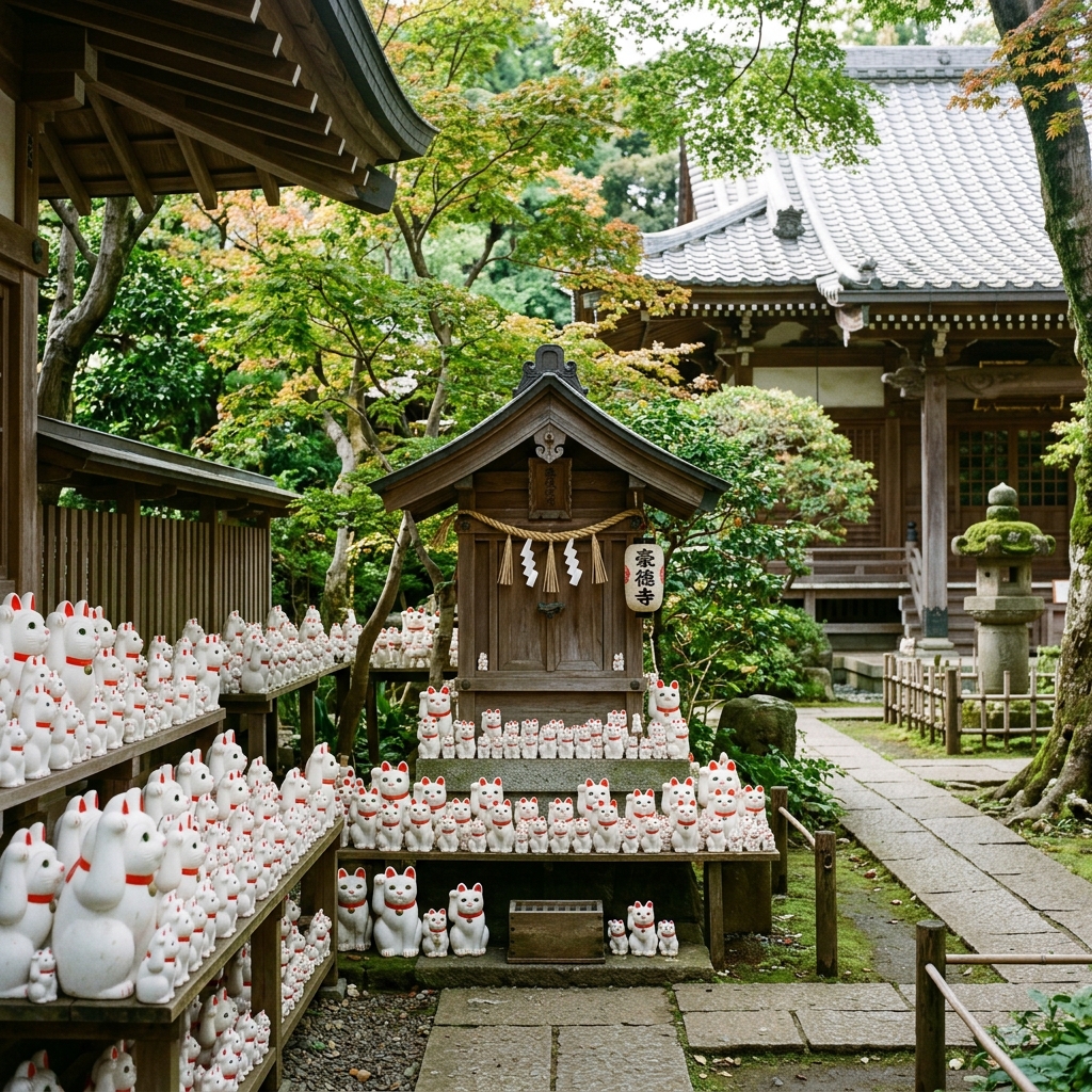 豪徳寺：招き猫の発祥の地で、何千体もの猫に囲まれる静かな午後