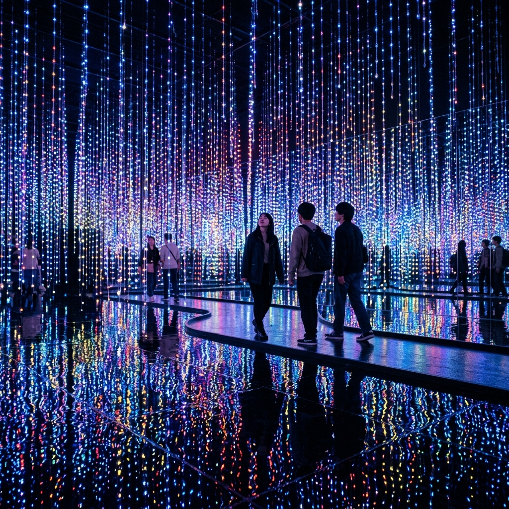 豊洲：境界のないアートの世界。teamLab Planetsで五感を刺激する散策